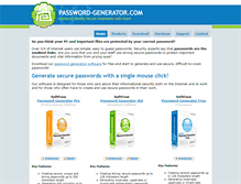 Tablet Screenshot of password-generator.com